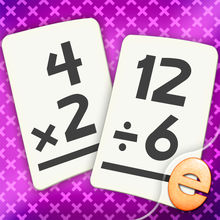 Умножение И Деление Математике Flashcard Матч Игры Для Детей В 2-Й И 3-Й Степени