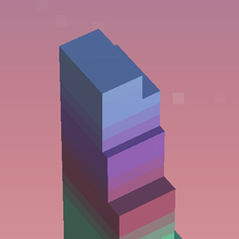 Block Tower Stack-Up - стек блоков башни небо в этой бесконечной укладываемых игры