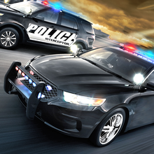 Полиция вождения преступления погоня 3D