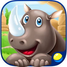 Поезд с животными - развивающая игра для детей