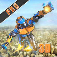 Flying Army Rescue Robot 3D Pro