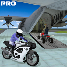 Police Plane Transporter: Moto - Pro