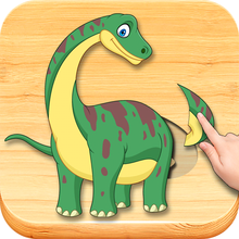 Динозавры, пазлы - полная игра