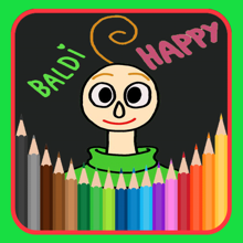 Happy baldi : Coloring Mod !