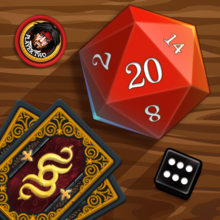 Demons vs. Wizards - Magic Card & Dice Game