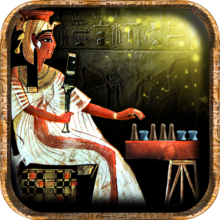Египетскии Сенет (игра Древнего Египета) Анубис приглашает вас играть за фараон Тутанхамон (король Тут) или царицу Нефертити в могила