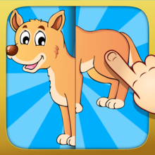 Animal and Food Mix & Match Puzzle for Kids and Toddlers