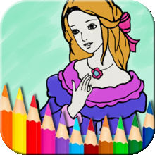 Princess Fairy Coloring Book - Kids Coloring Doodle Pad