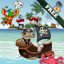Пазлы пиратов для малышей и детей - бесплатно