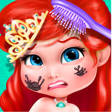 игра принцесса макияж девушки
