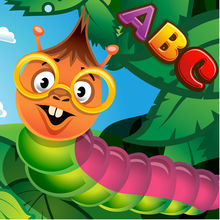 Гусенички - учим английский алфавит - развивающая игра для детей