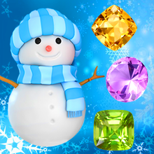 Snowman Games and Christmas Puzzle - Match snow and frozen jewel in this holiday countdown