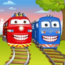Train Dentist & Wash: Kids Game with Trolley