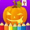 Хэллоуин книжка-раскраска для малышей: малышей рисунок и живопись игры для детей