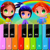 Pianinko HD - nauka grania przedszkolnych, dziecięcych piosenek, kołysanek z kolorowych plansz z nutkami