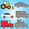 Пазлы транспортных средств для малышей и детей - игры для детей - пазлы для малышей - легковых и грузовых автомобилей