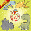 Пазлы из динозавров для малышей и детей: Откройте для себя мир динозавров! Развивающие игры головоломки! игры для детей - бесплатные игры